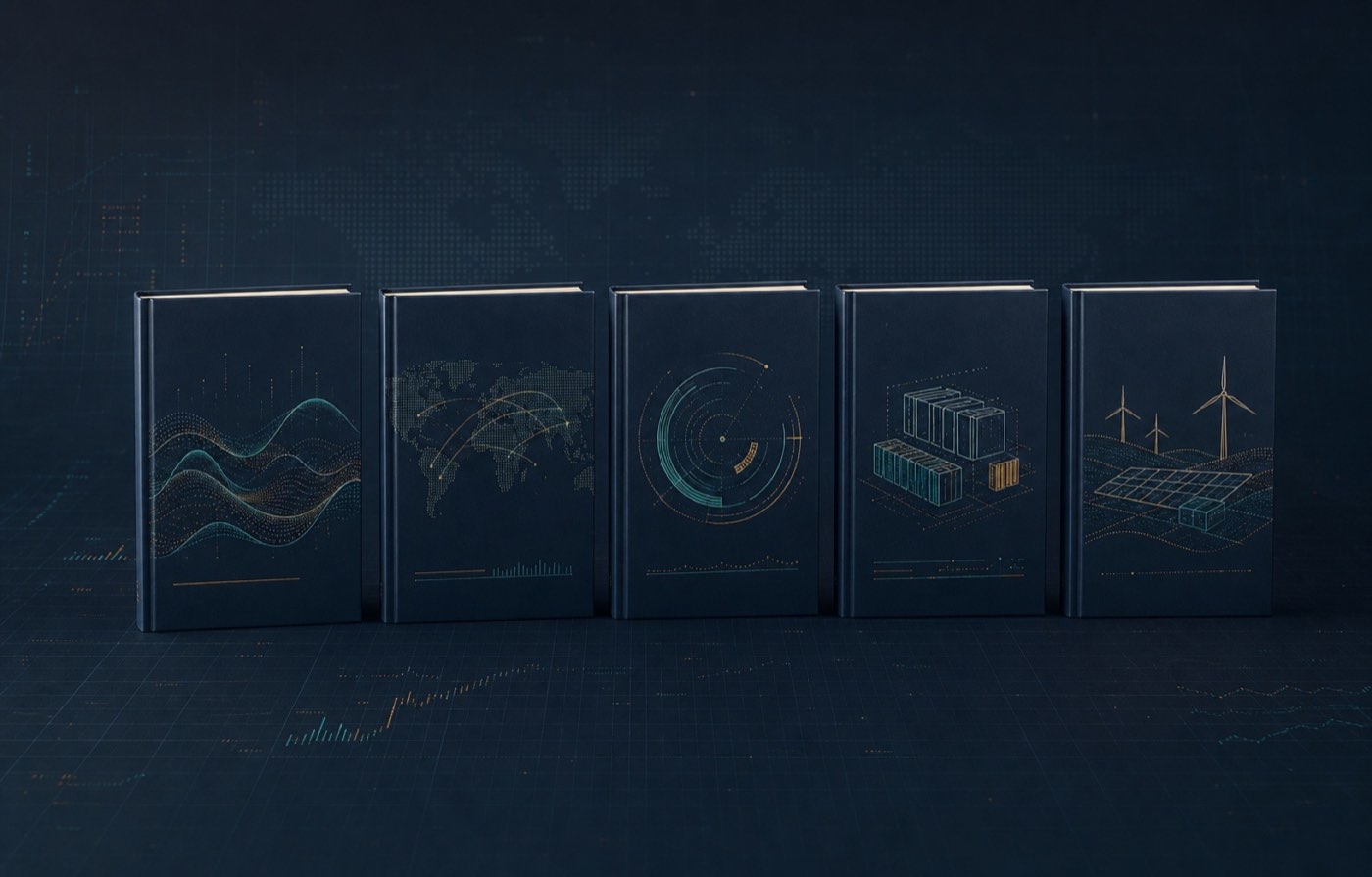 Five-volume AI market intelligence toolkit series for energy storage